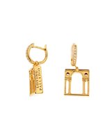 Orecchini Loving Palladio  Donna 3D in Argento Zircone ORG05 SERLIANA - ORG05 SERLIANA